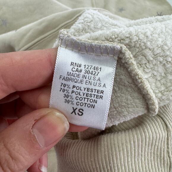 Wildfox‎ Sweatshirt Womens X Small Cream Twinkle Sommers Pullover - Picture 6 of 9